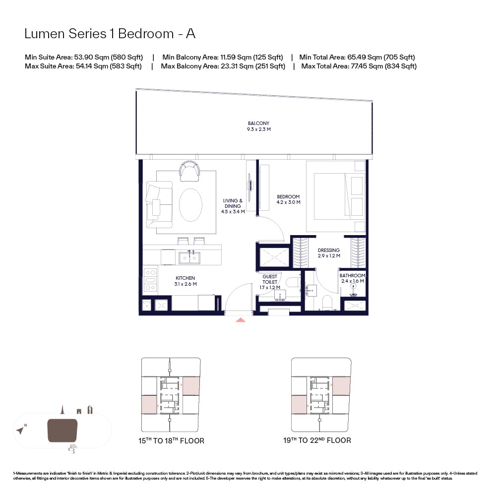 Inaura Hotels and Residences floor plan 1