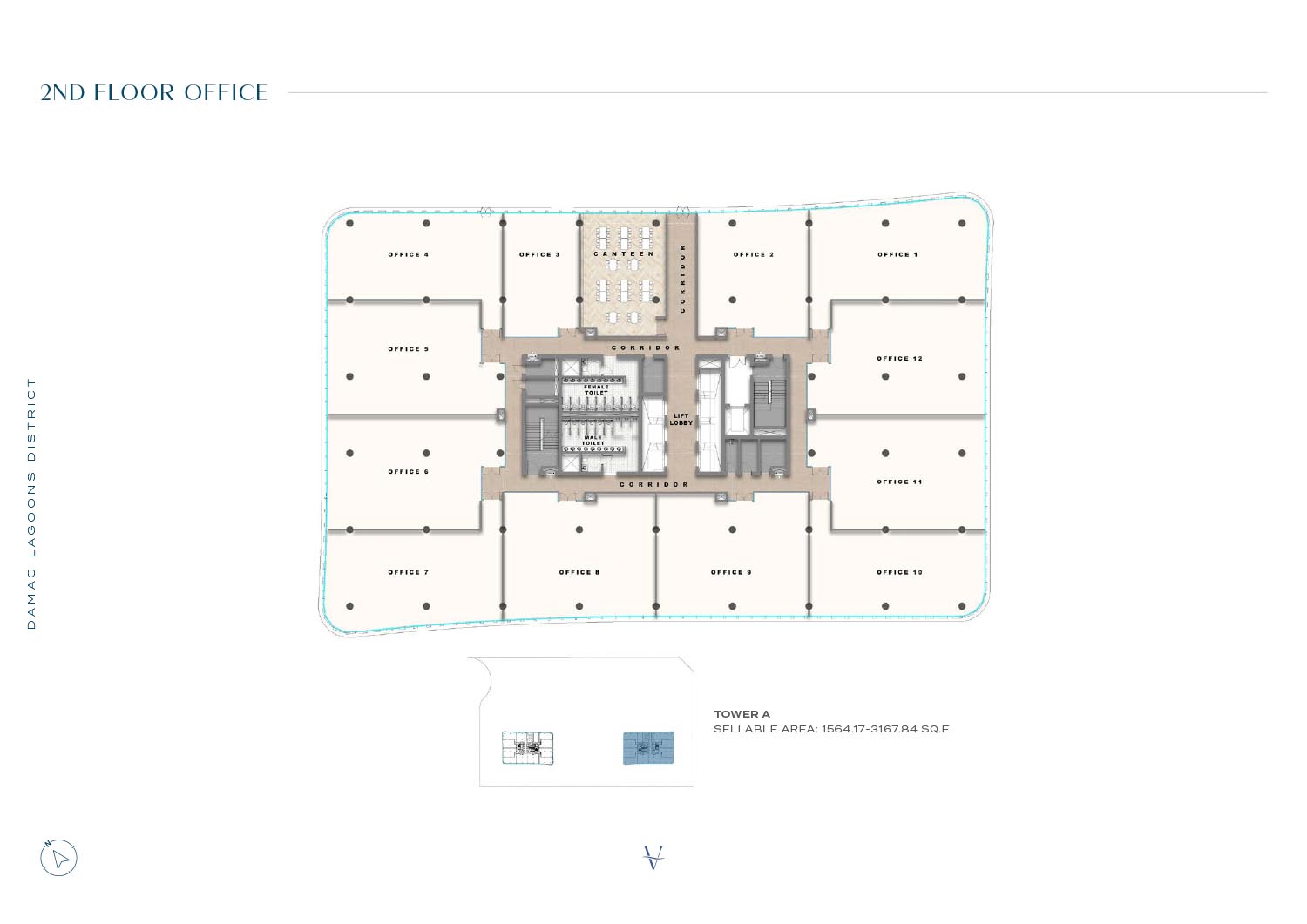 Piazza Roma at Damac Lagoons floor plan 1