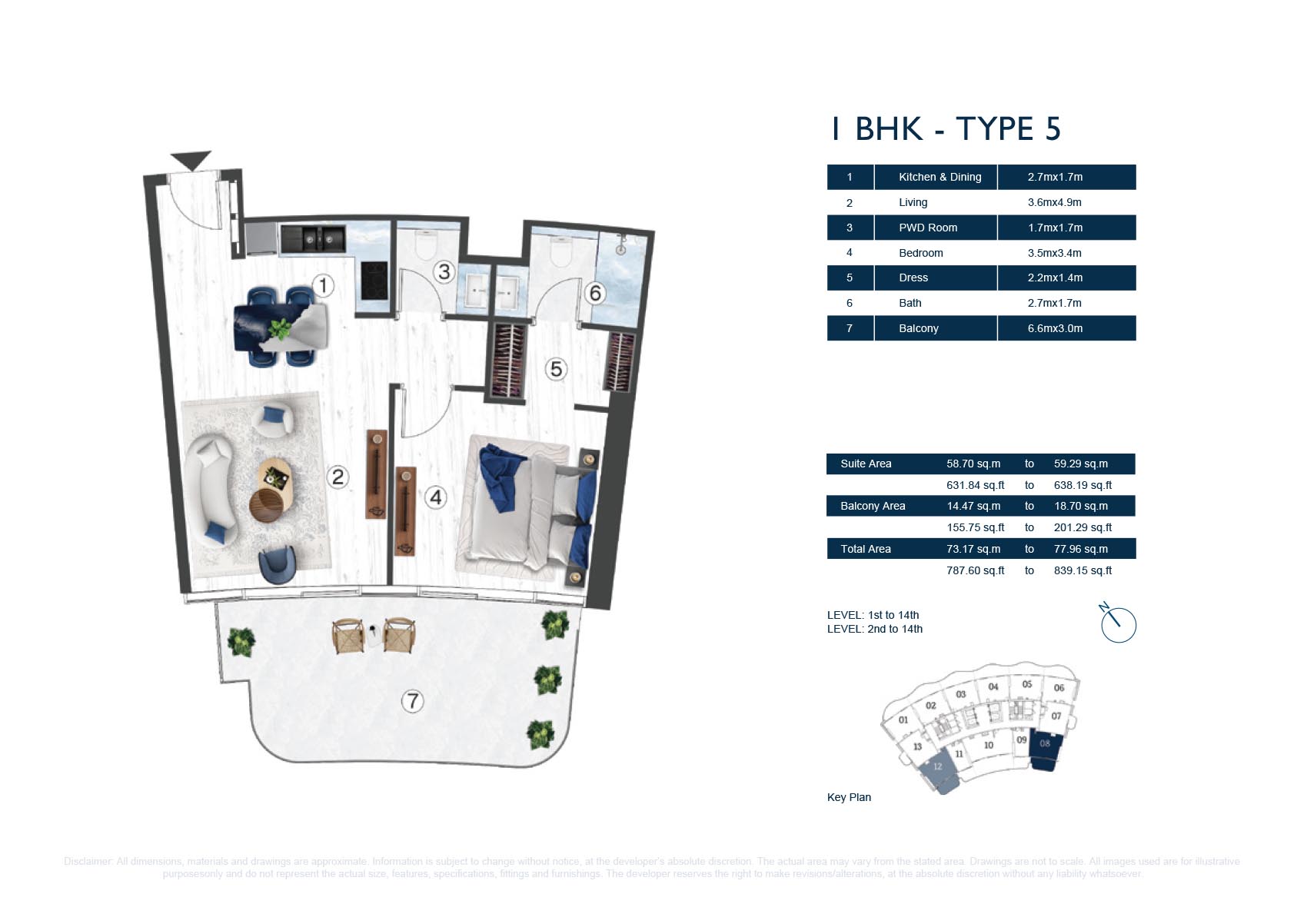 Radisson Blu Residences RAK Central floor plan 2