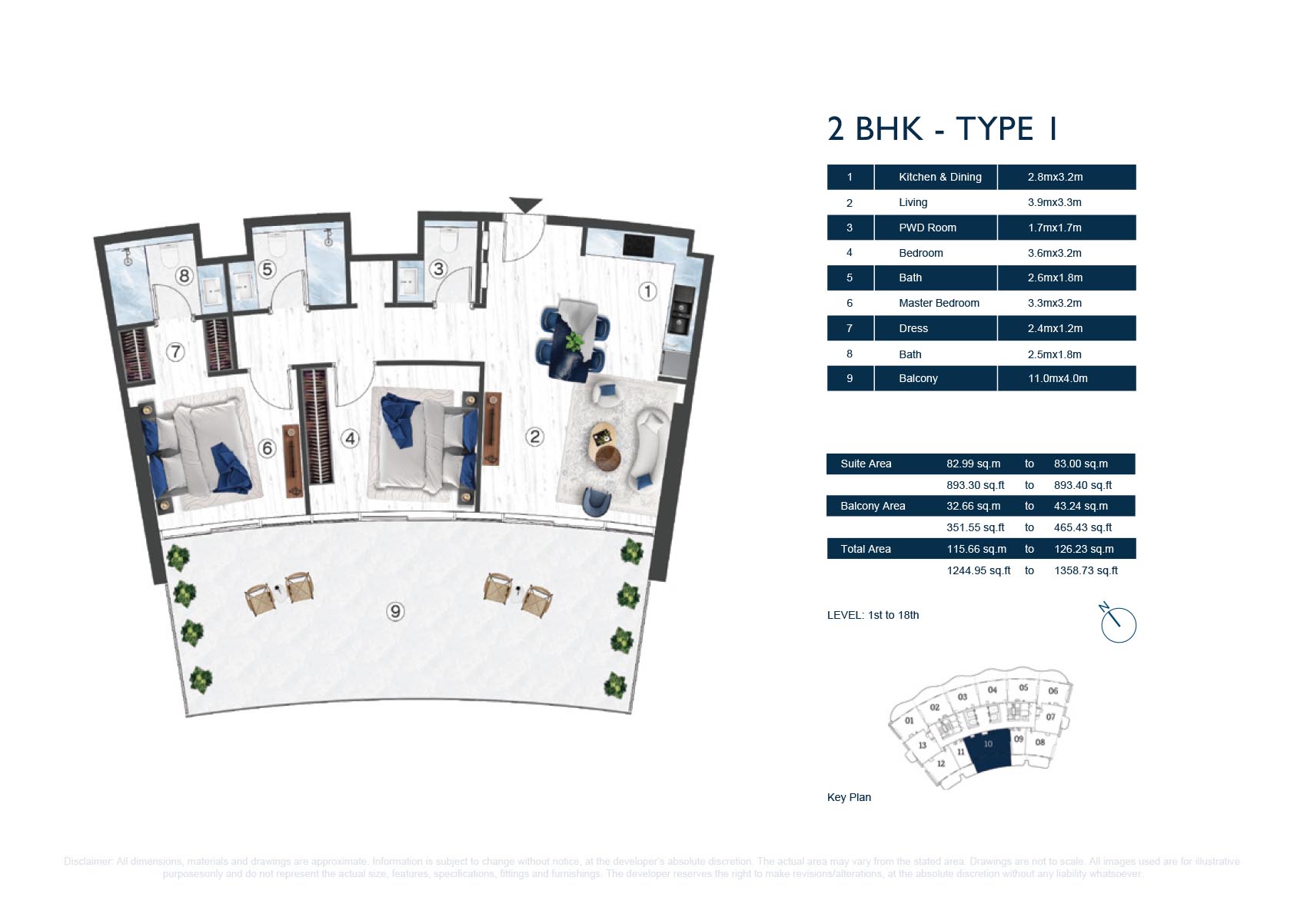 Radisson Blu Residences RAK Central floor plan 4
