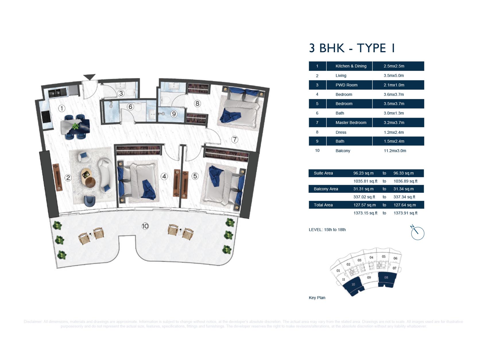 Radisson Blu Residences RAK Central floor plan 5