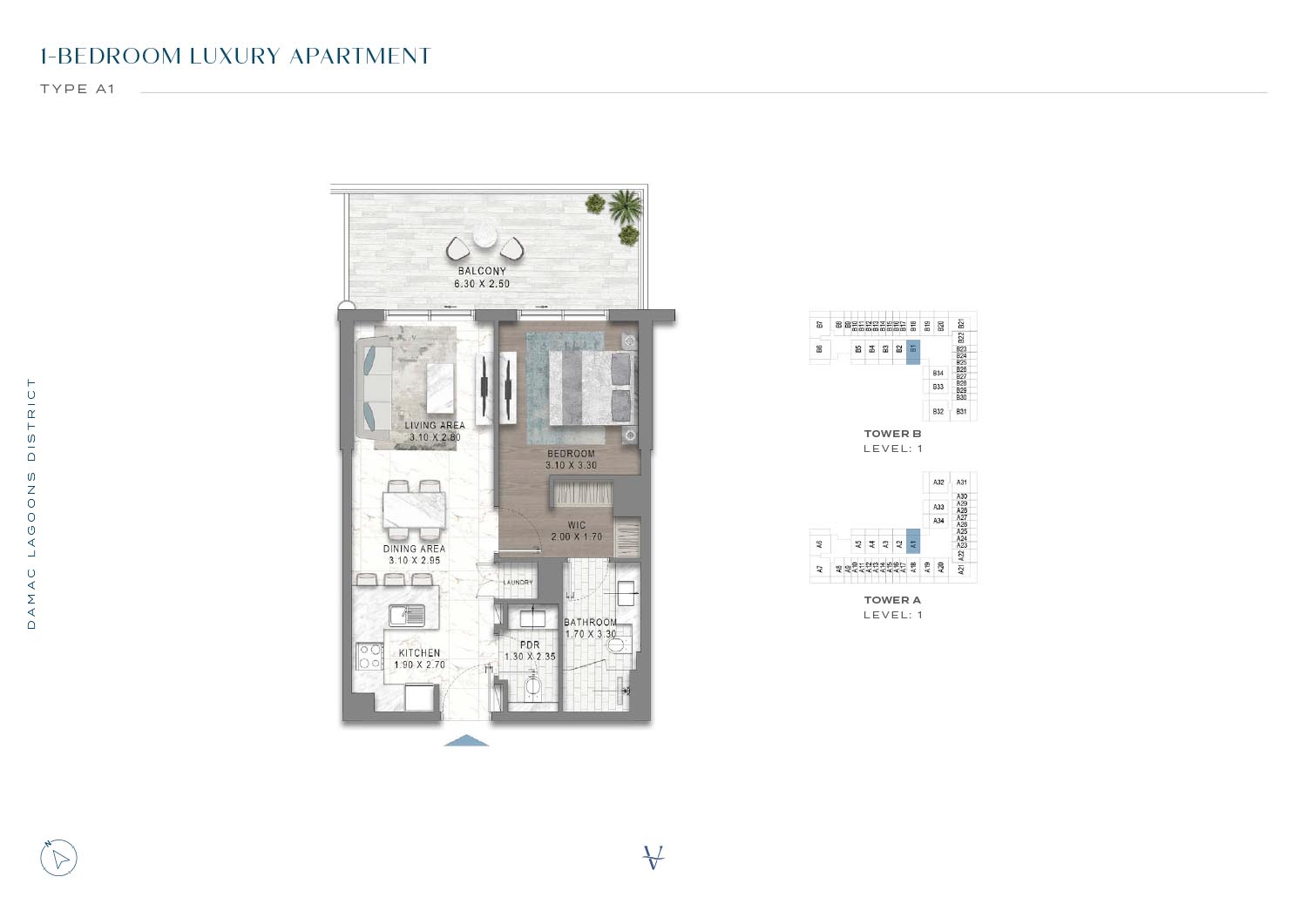 Valencia at Damac Lagoons floor plan 2