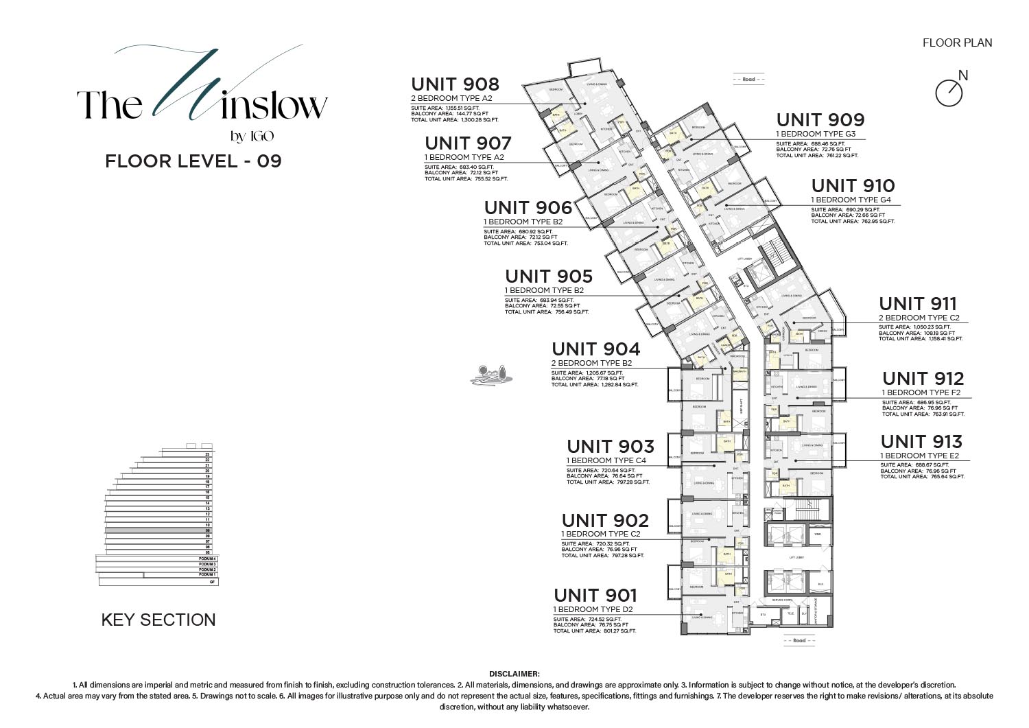 The Winslow at Meydan Horizon floor plan 1