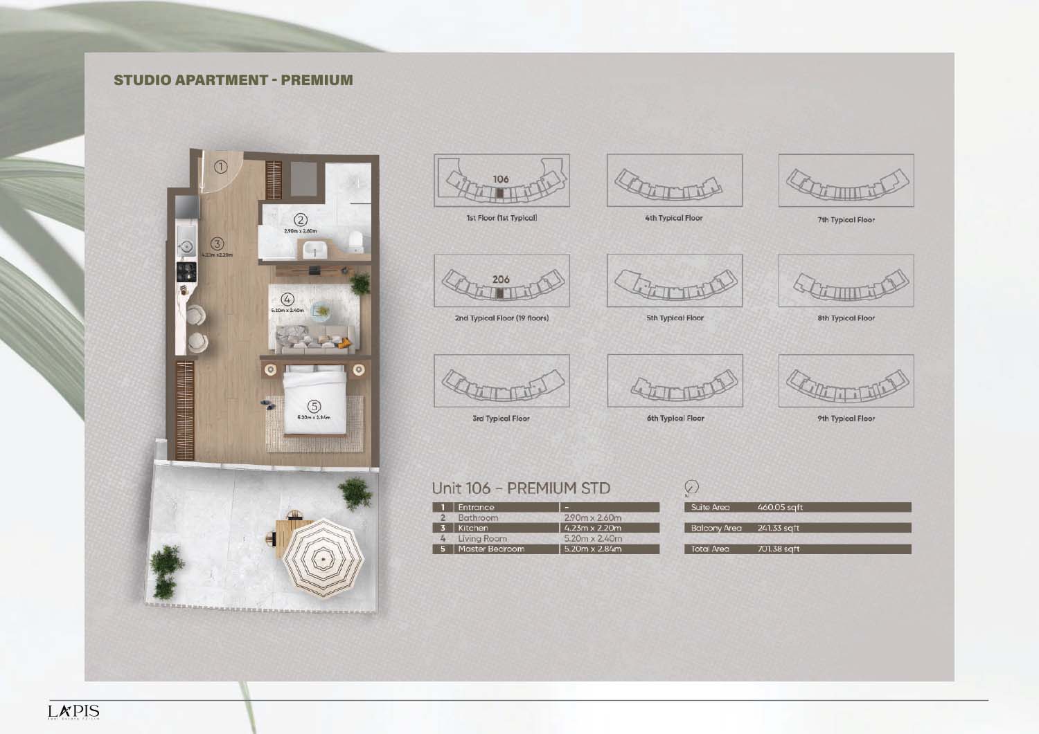 Azure by Lapis floor plan 1