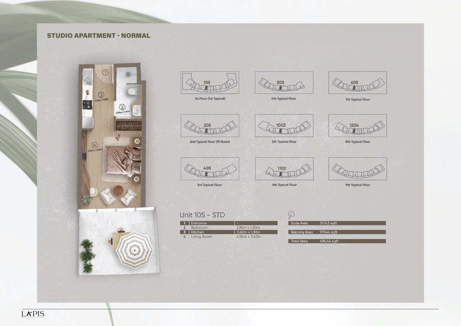 Azure by Lapis floor plan 3