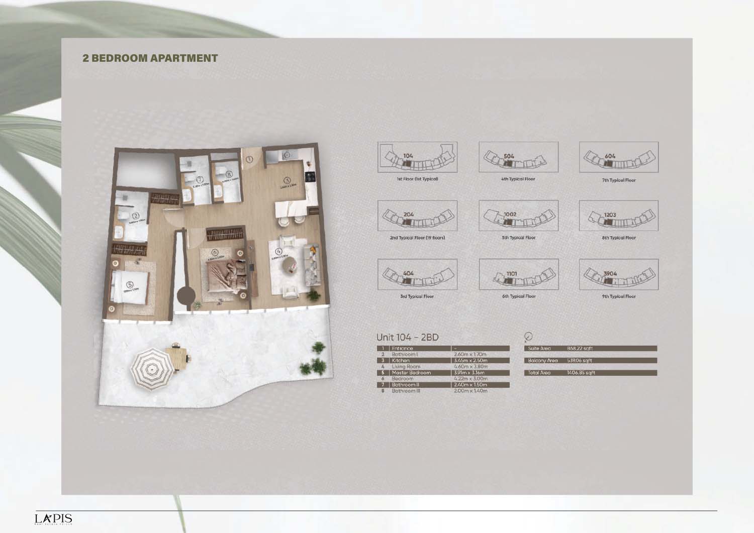 Azure by Lapis floor plan 4