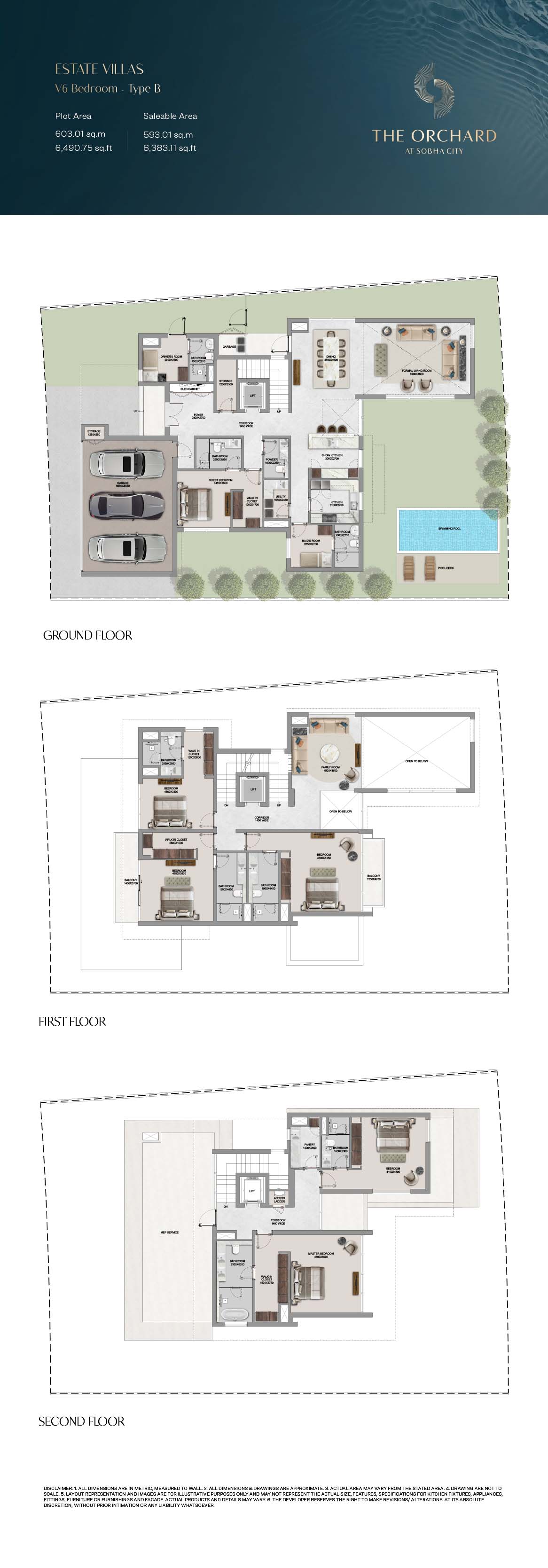 The Orchard at Sobha City floor plan 3
