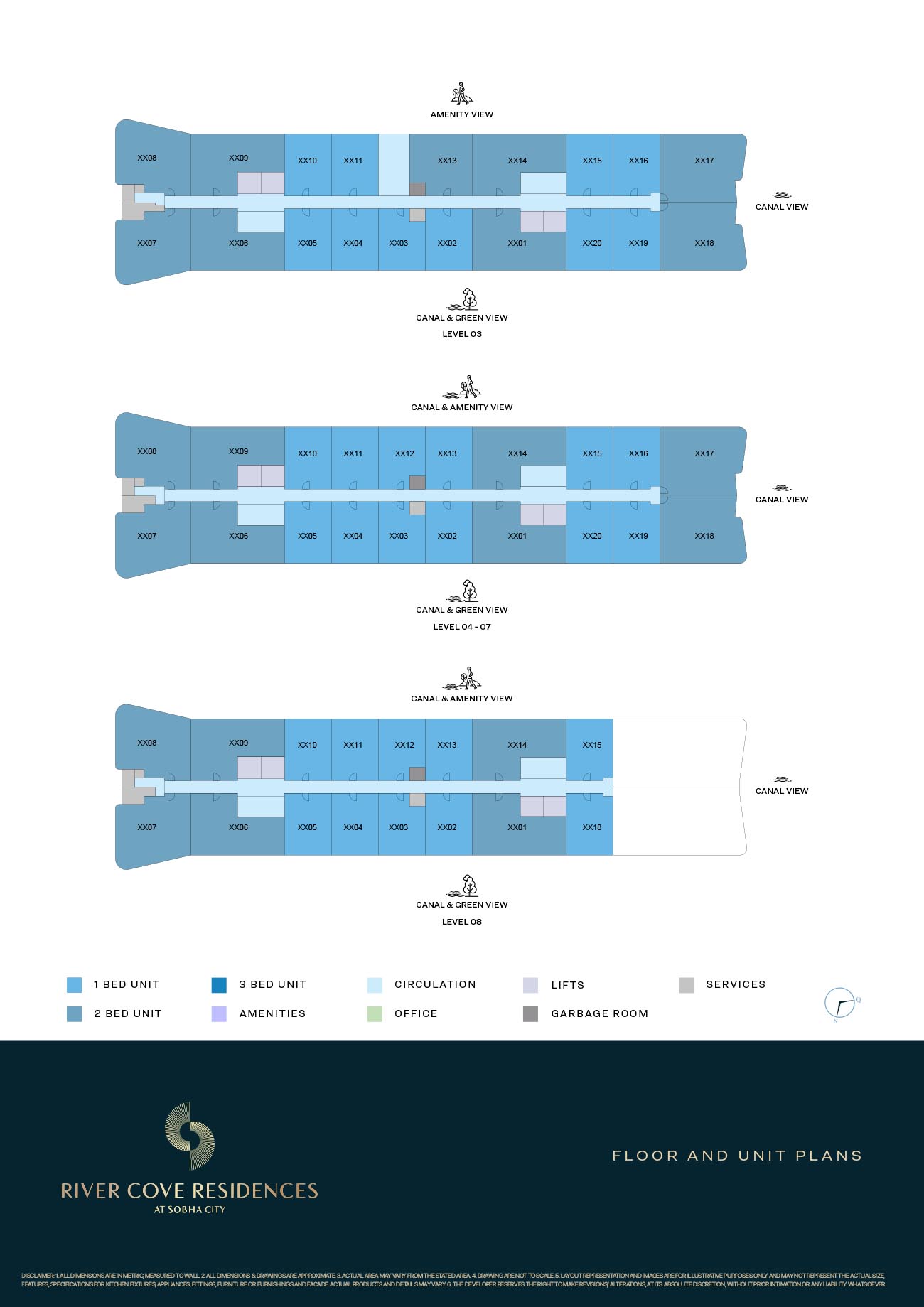 River Cove Residences at Sobha City floor plan 2