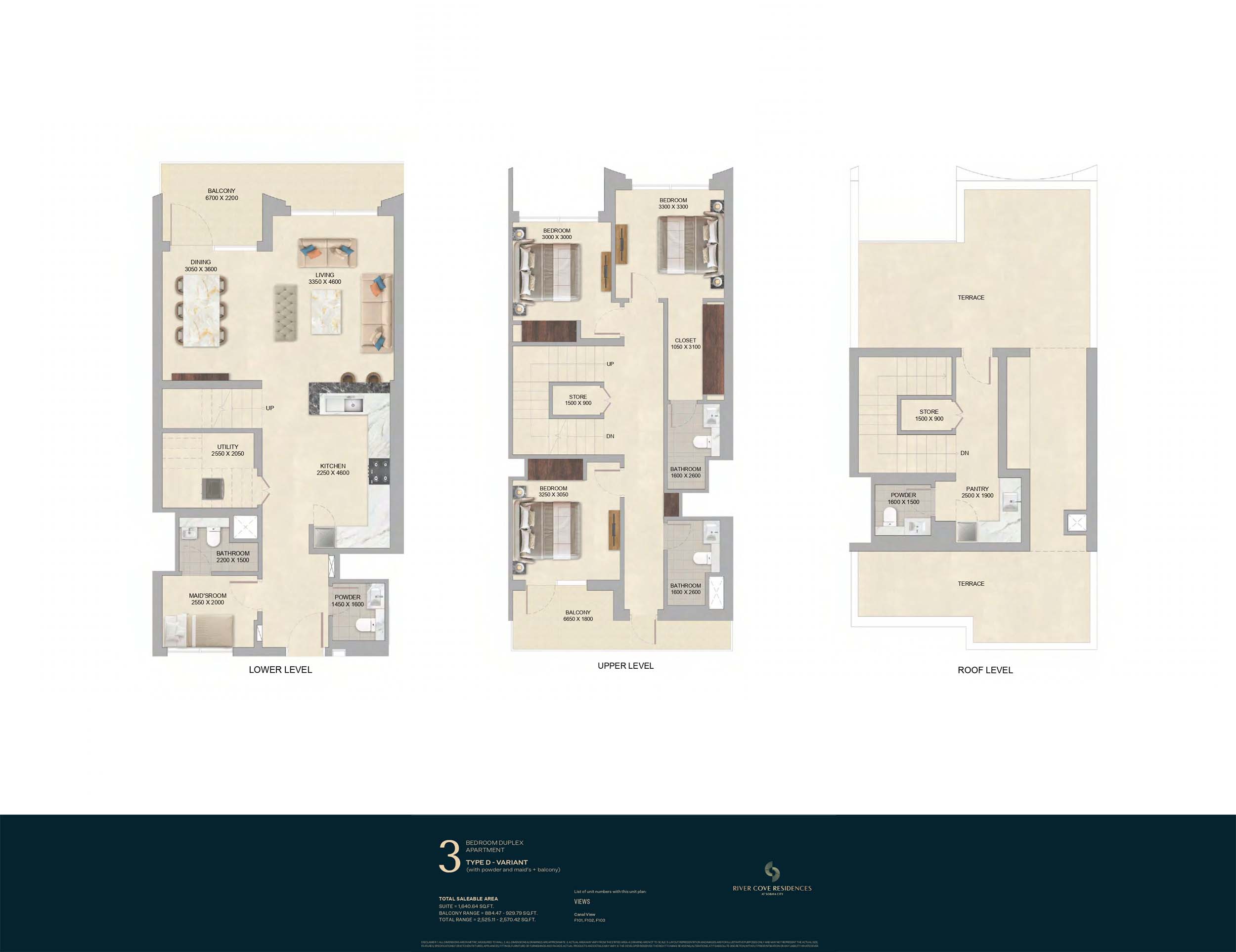 River Cove Residences at Sobha City floor plan 5