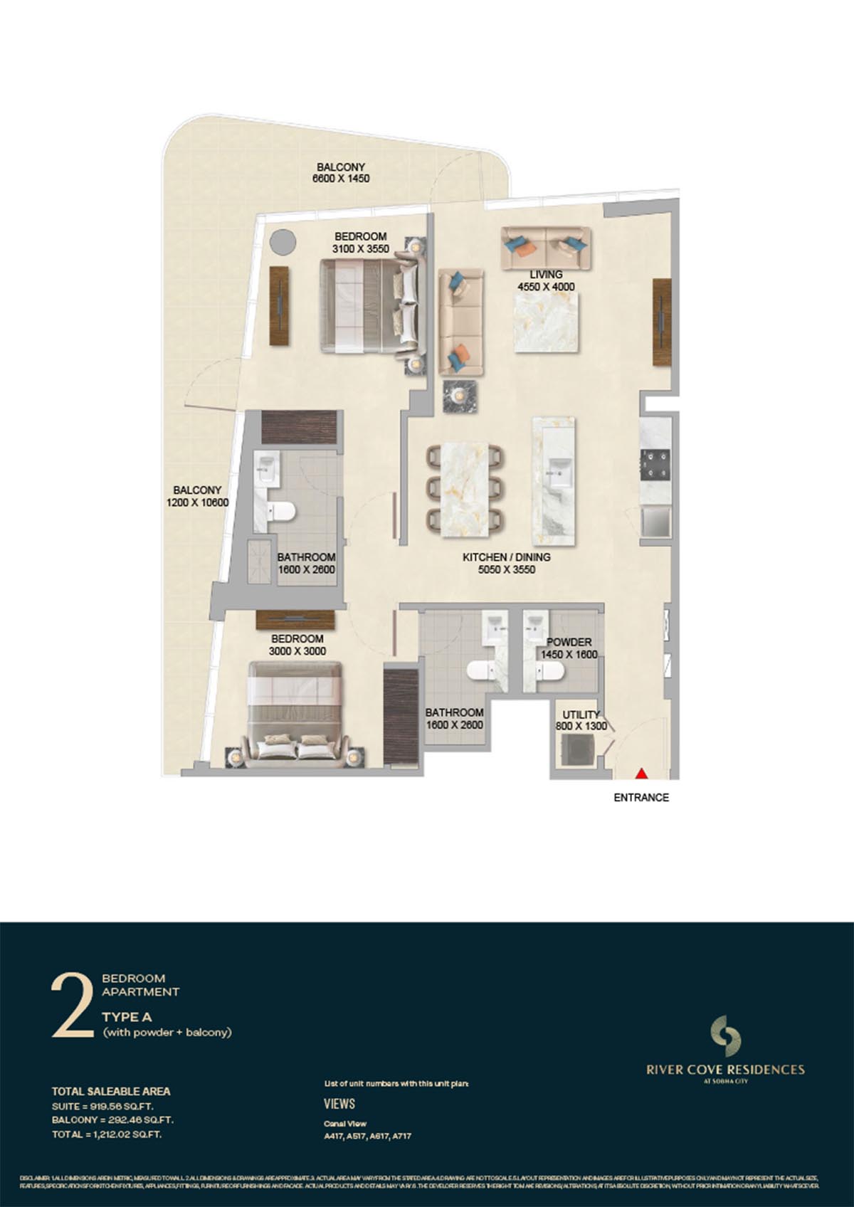 Sobha City Abu Dhabi floor plan 3