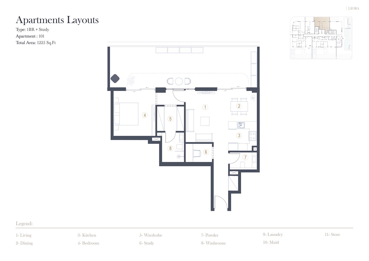 Liora at Dubai Islands floor plan 1