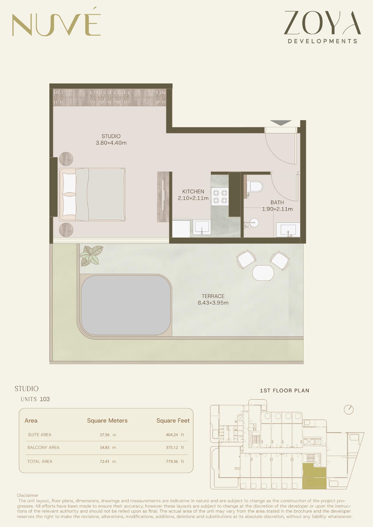 Nuve at DLRC floor plan 1