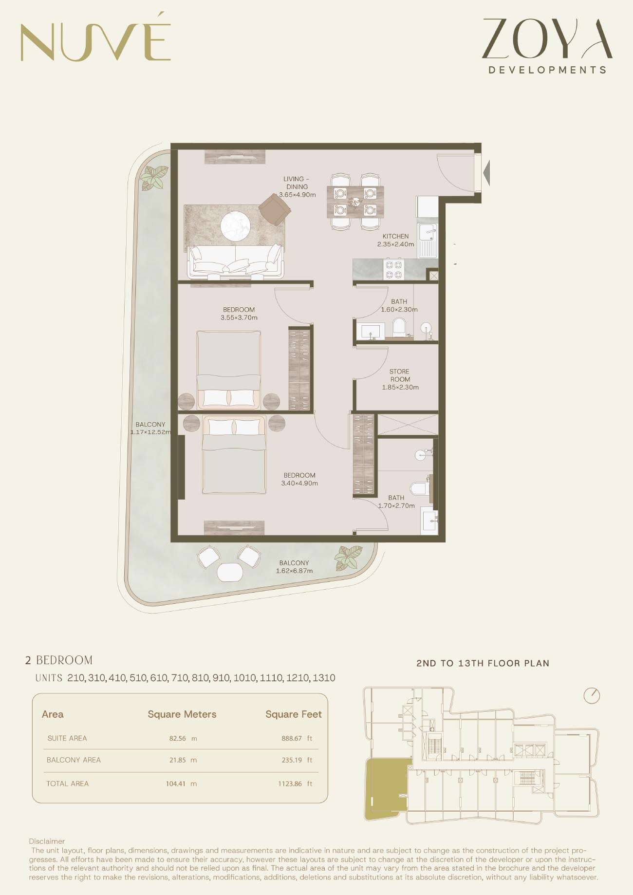 Nuve at DLRC floor plan 3