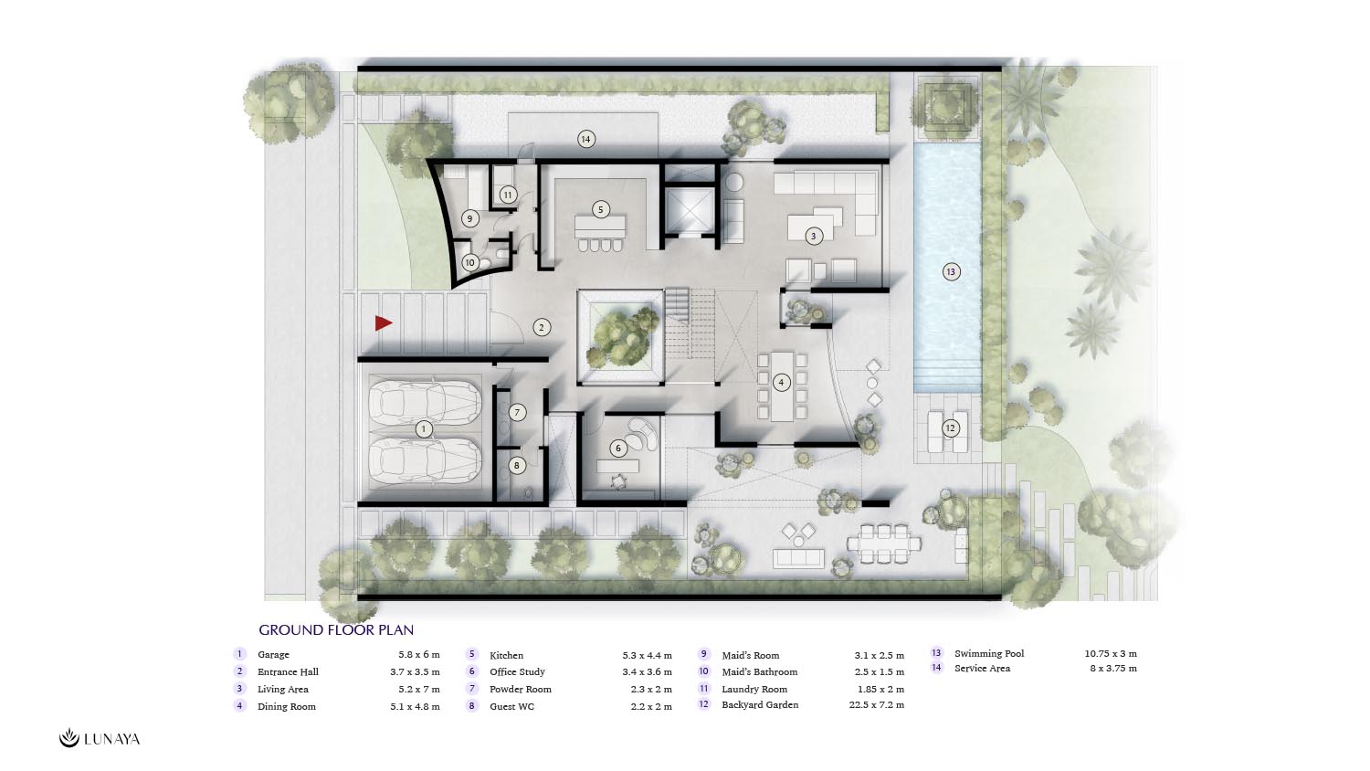 Lunaya by Zaya Living floor plan 4