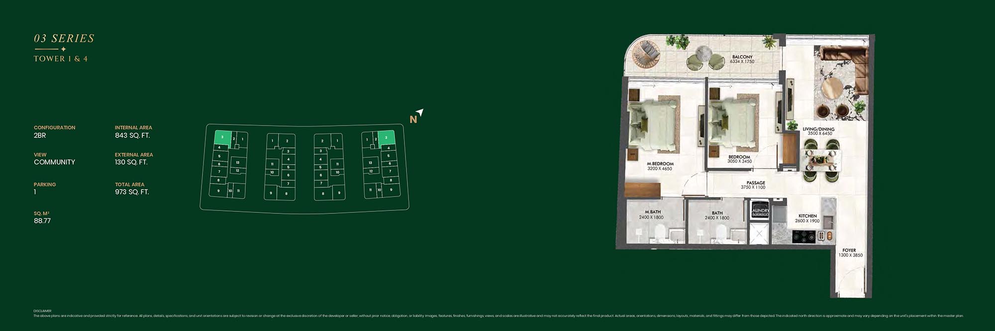 Enchante by Grid floor plan 3