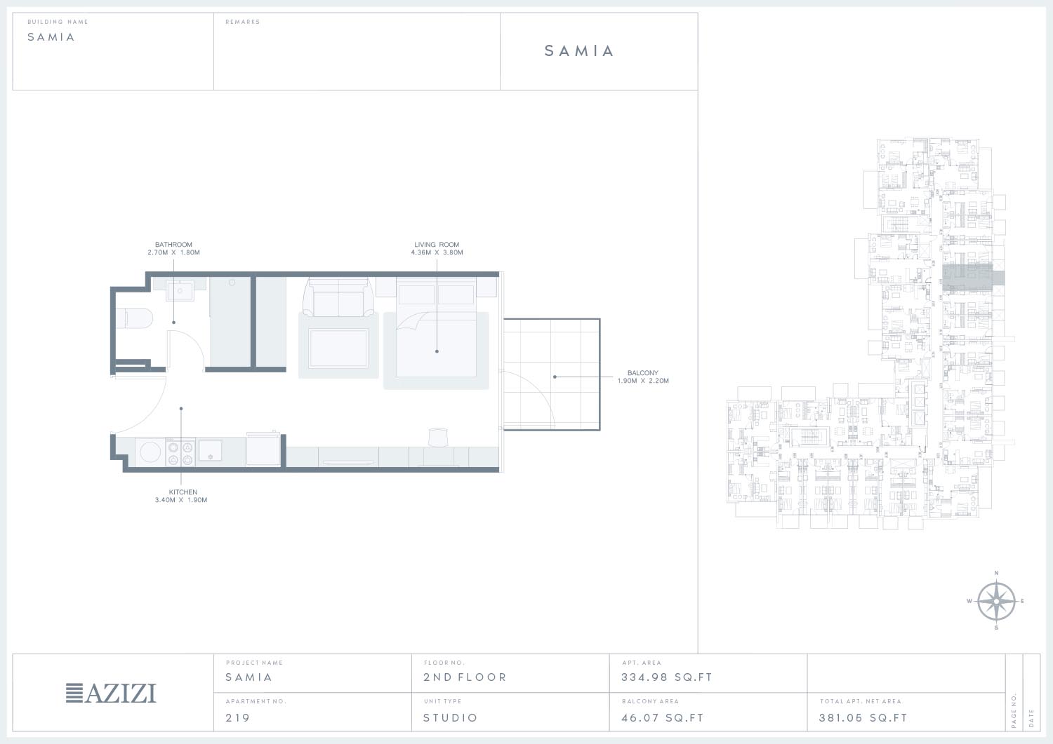 Azizi Samia floor plan 1