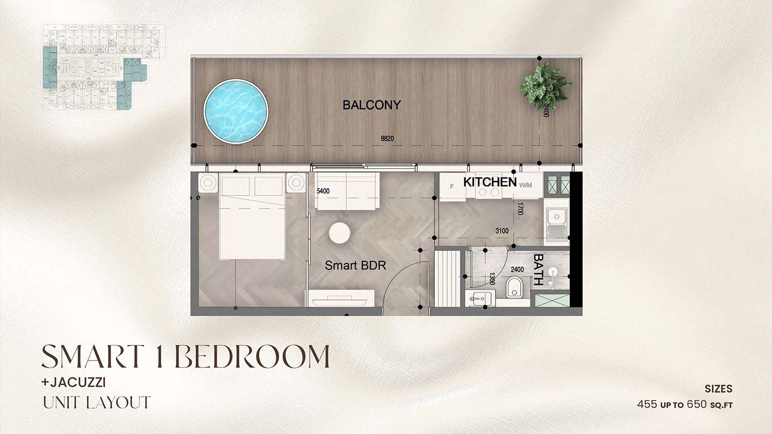 Sky Line at DLRC floor plan 2