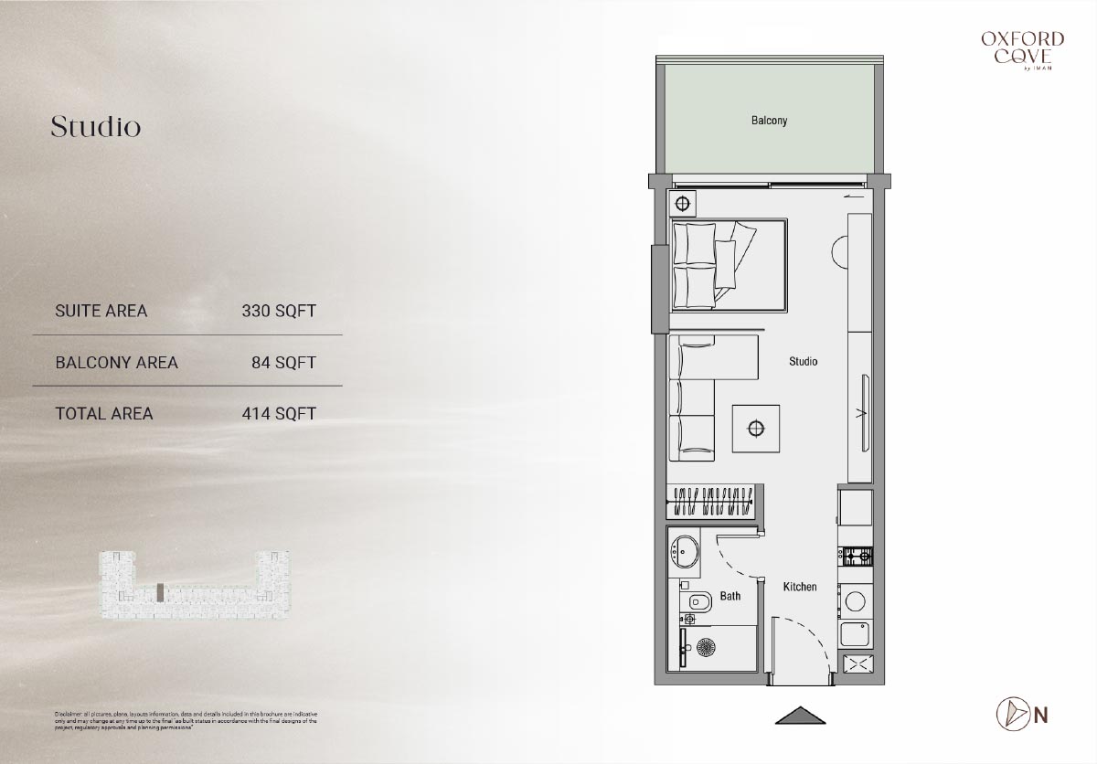 Oxford Cove at JVC floor plan 1