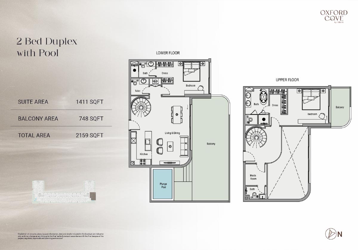 Oxford Cove at JVC floor plan 4