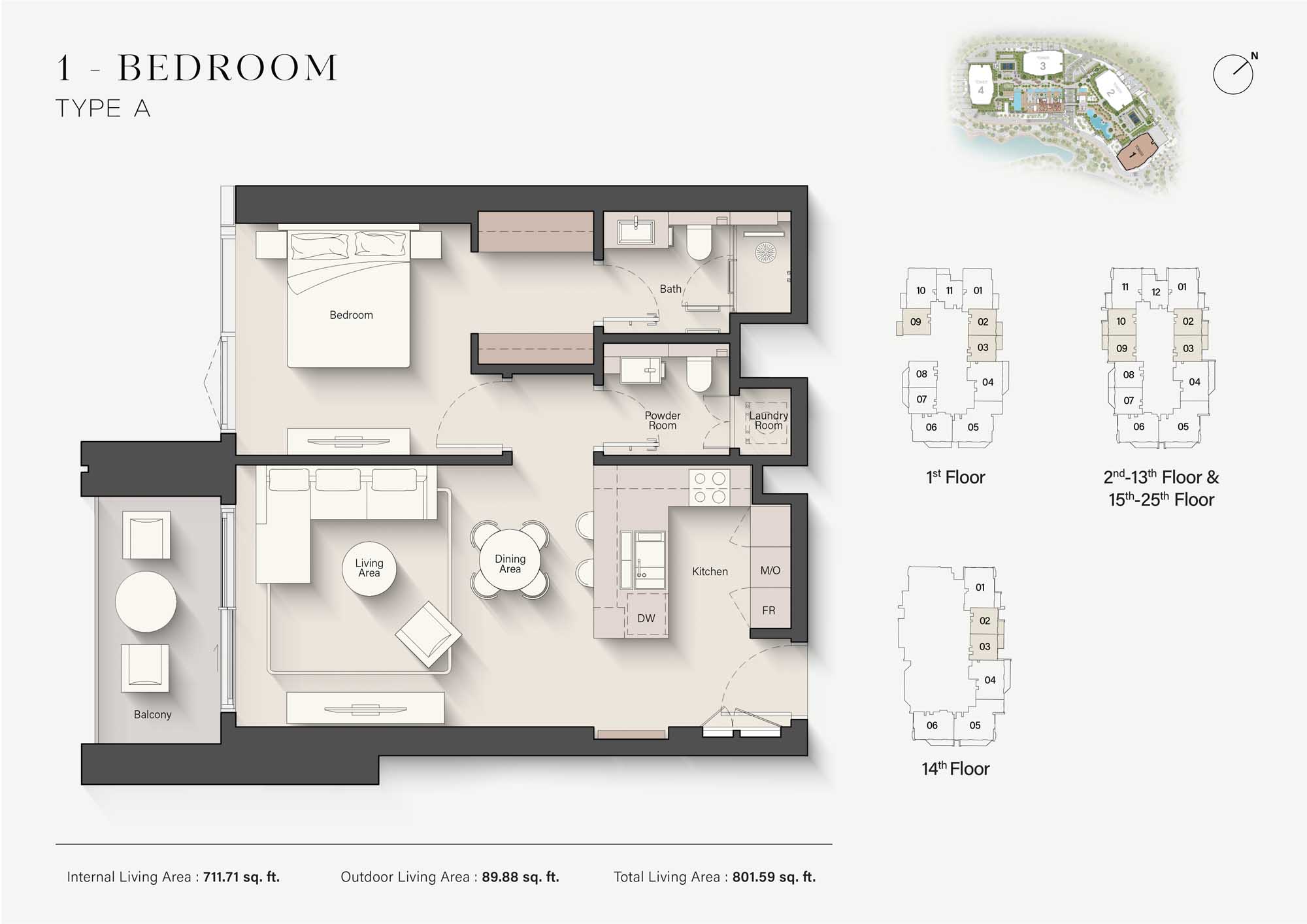 Eltiera Views by Ellington floor plan 1