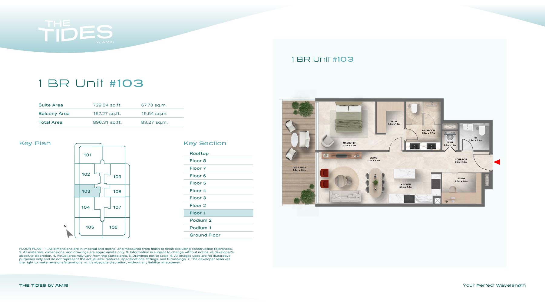 The Tides at Dubai Islands floor plan 1