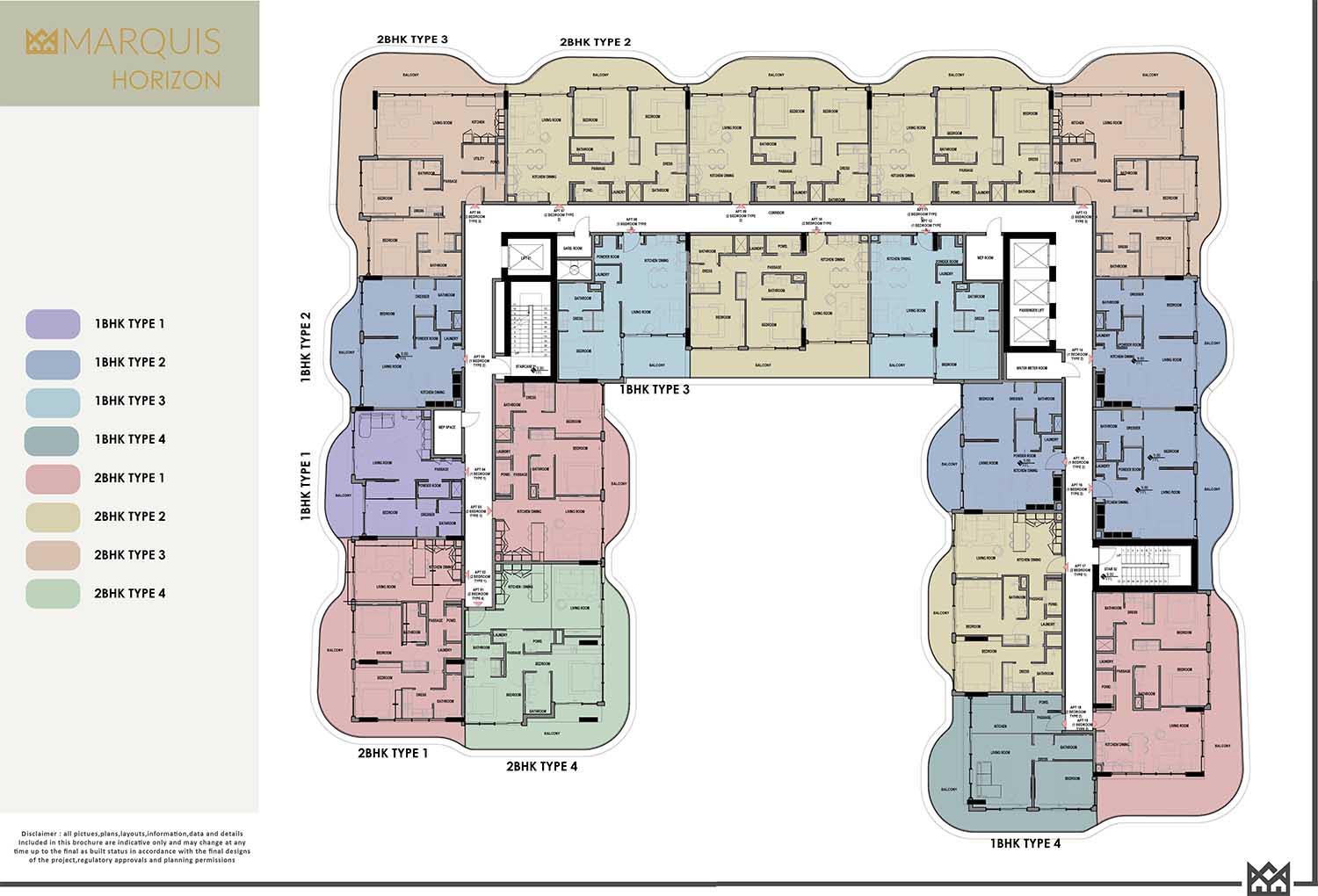 Marquis Horizon at Dubai South floor plan 2