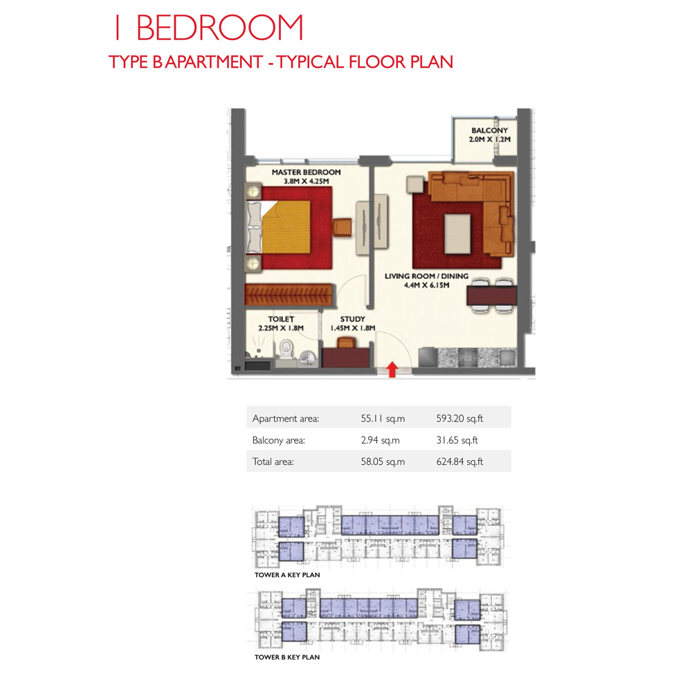 Dragon Towers floor plan 1