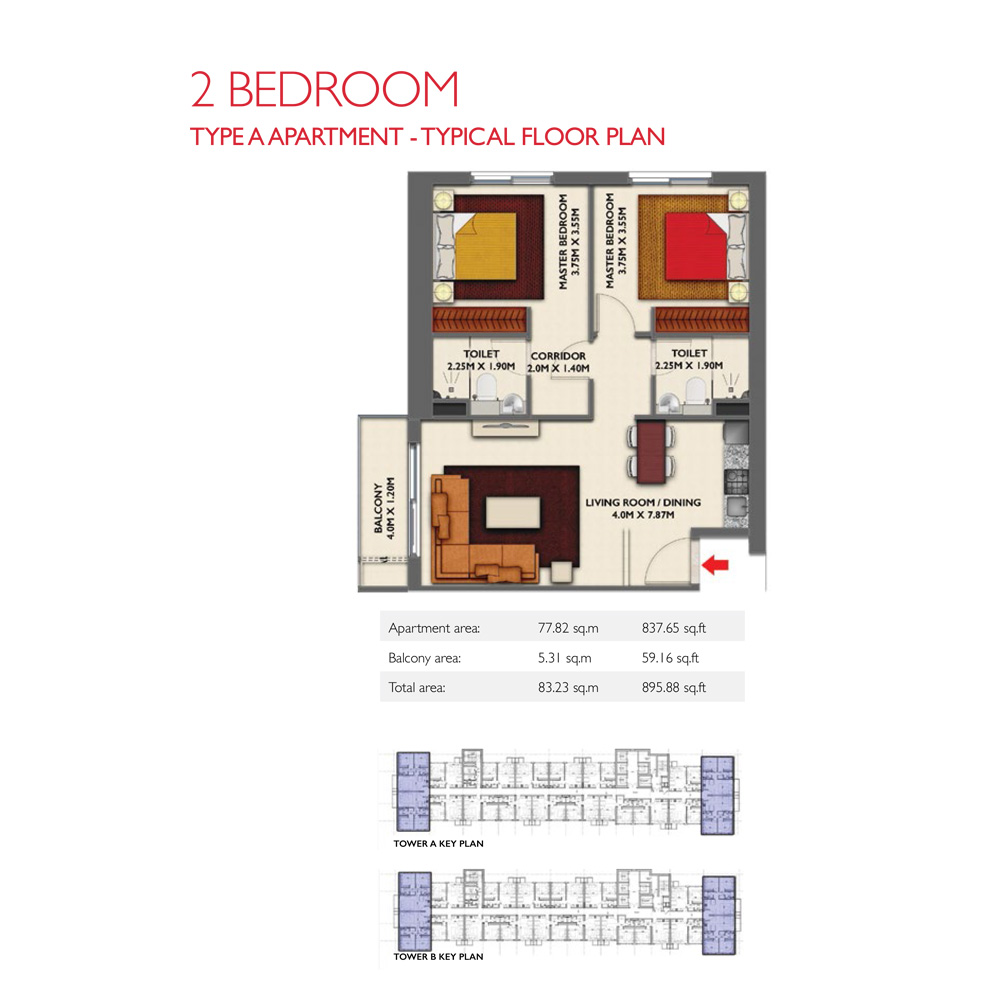 Dragon Towers floor plan 3