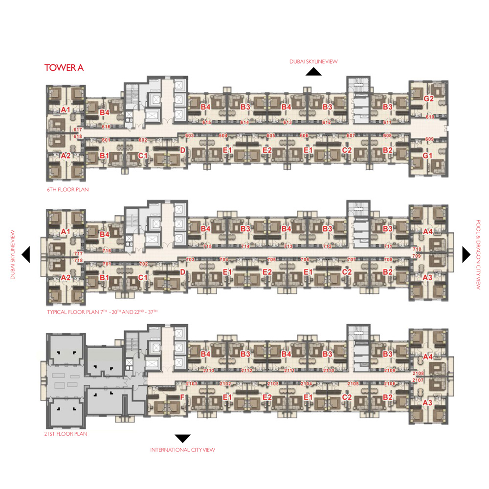 Dragon Towers floor plan 2