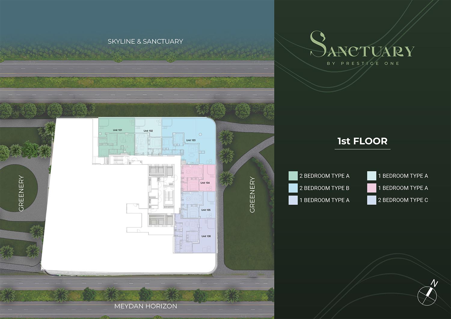 Sanctuary by Prestige One floor plan 1