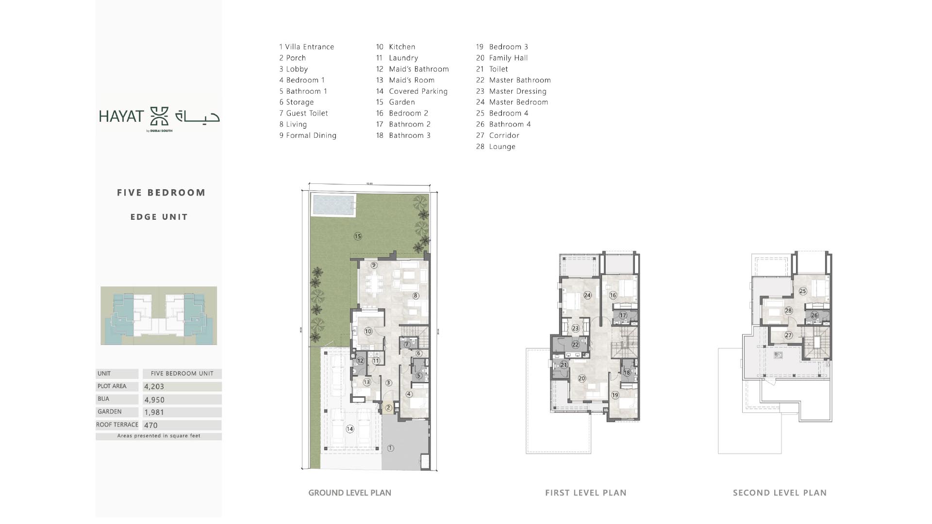 Hayat 6 by Dubai South floor plan 2
