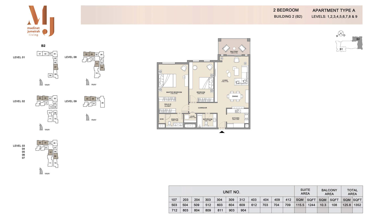 Madinat Jumeirah Living Apartments floor plan 2
