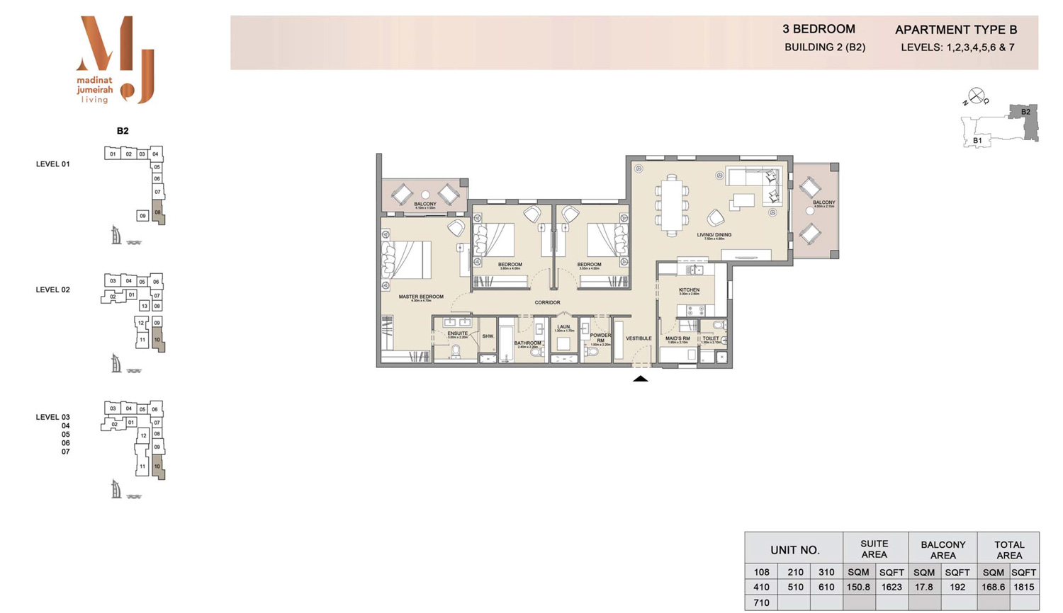 Madinat Jumeirah Living Apartments floor plan 3