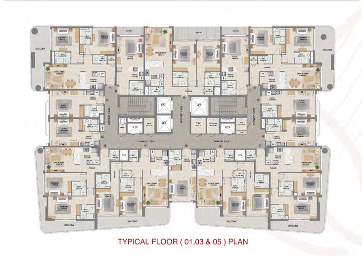Nanma Lotus at Dubai South floor plan 2