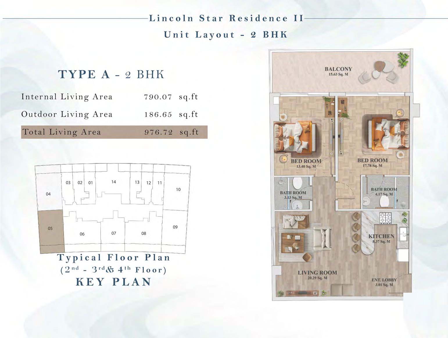 Lincoln Star Residence 2 floor plan 4