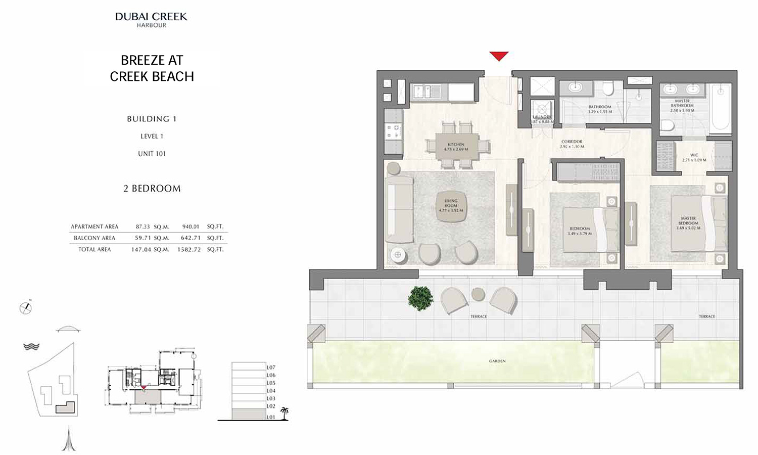 Breeze at Creek Beach floor plan 2