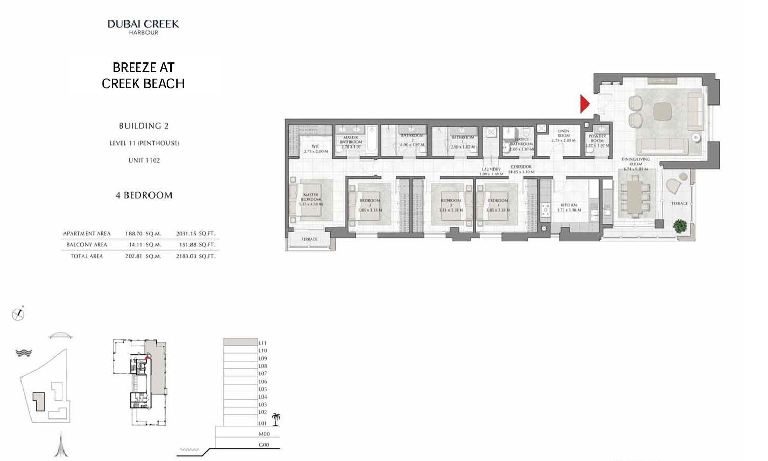 Breeze at Creek Beach floor plan 4