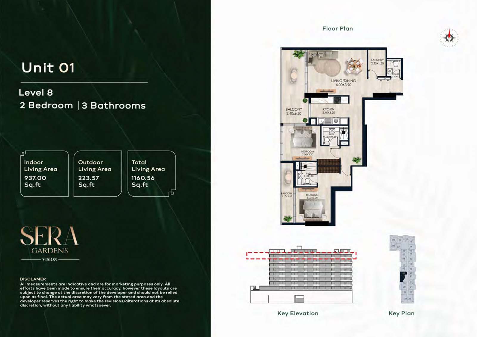Sera Gardens by Vision floor plan 4
