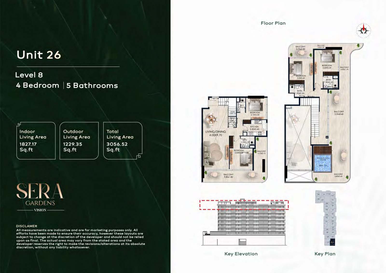 Sera Gardens by Vision floor plan 6