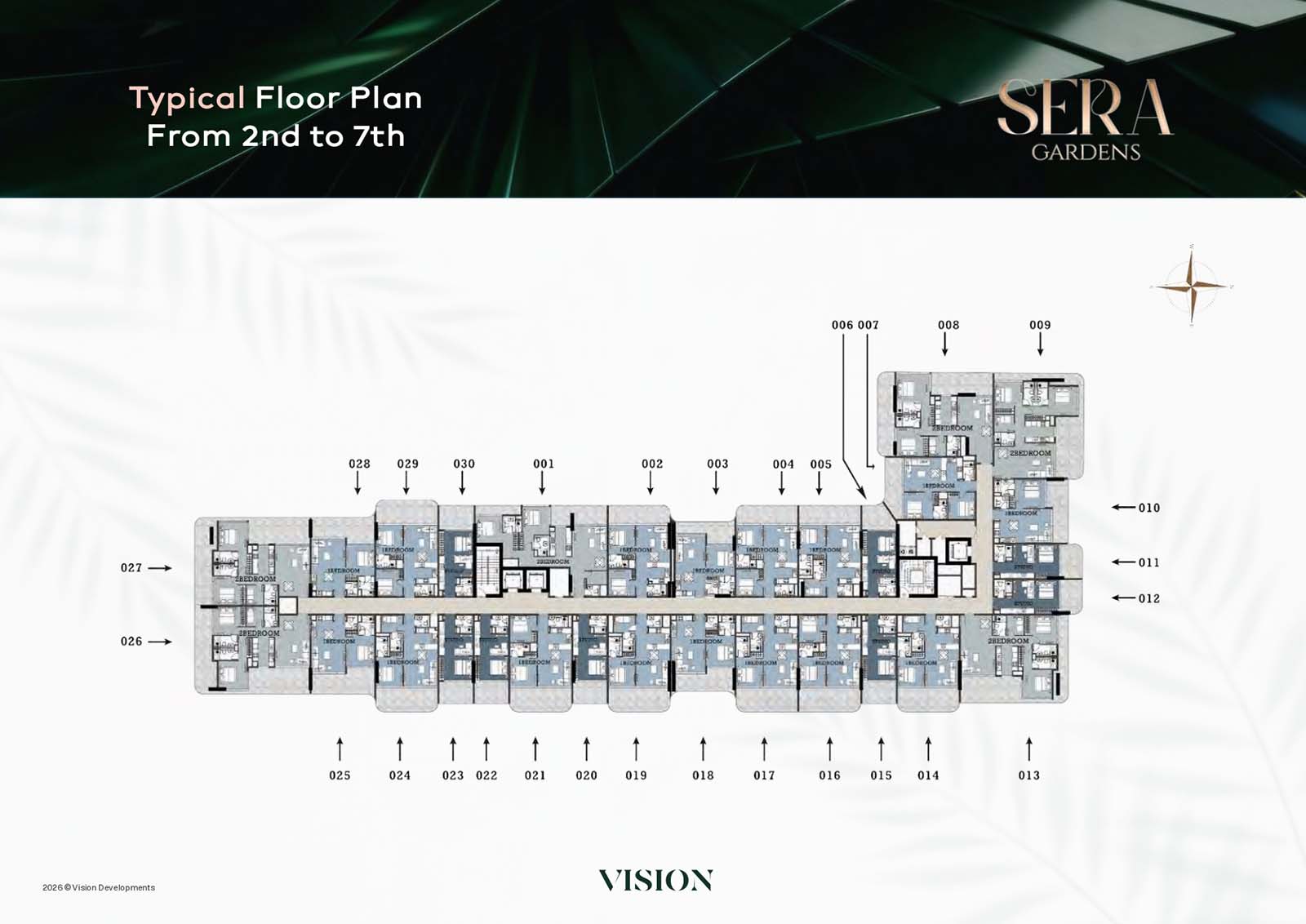 Sera Gardens by Vision floor plan 3