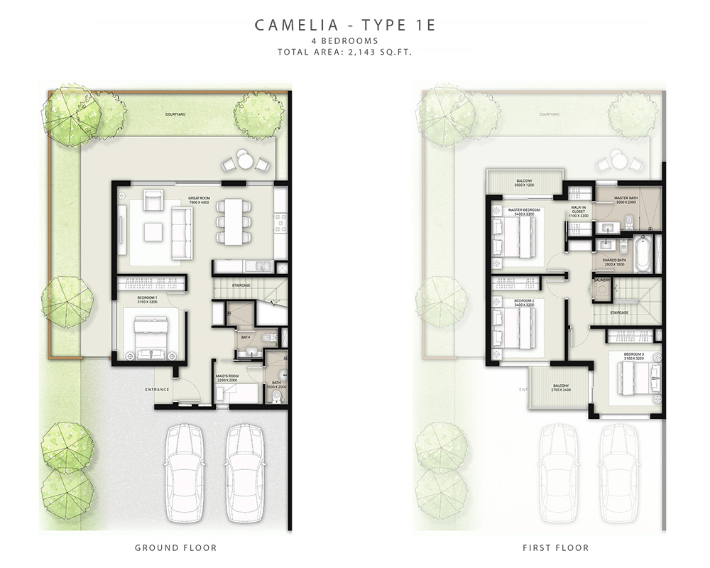 Camelia Townhouses floor plan 2