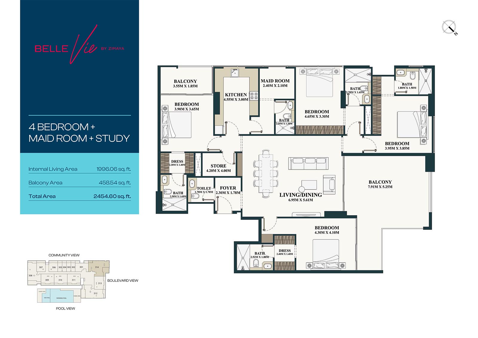 Belle Vie at Dubai Silicon Oasis floor plan 5