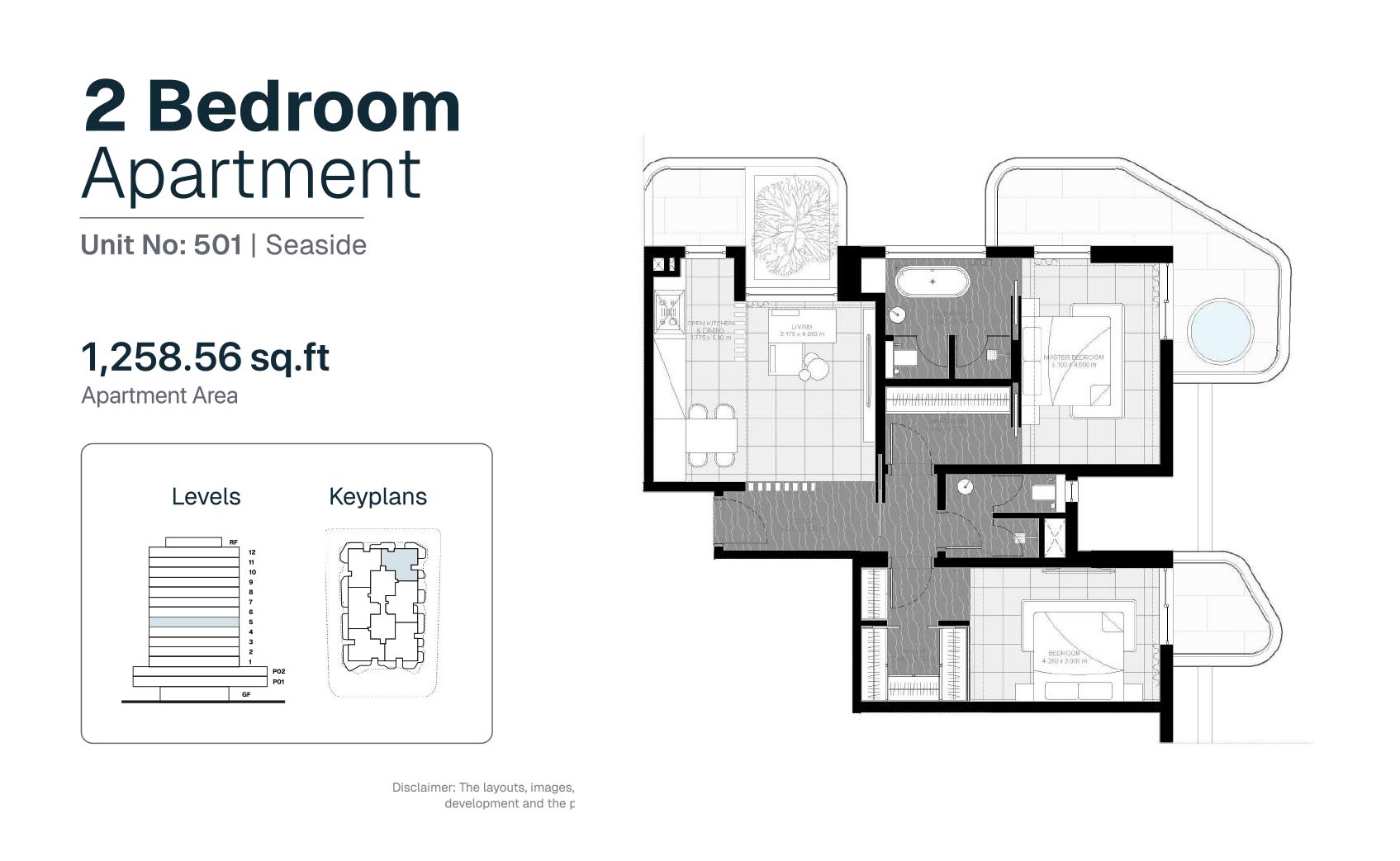 Marea Residences at Dubai Islands floor plan 3