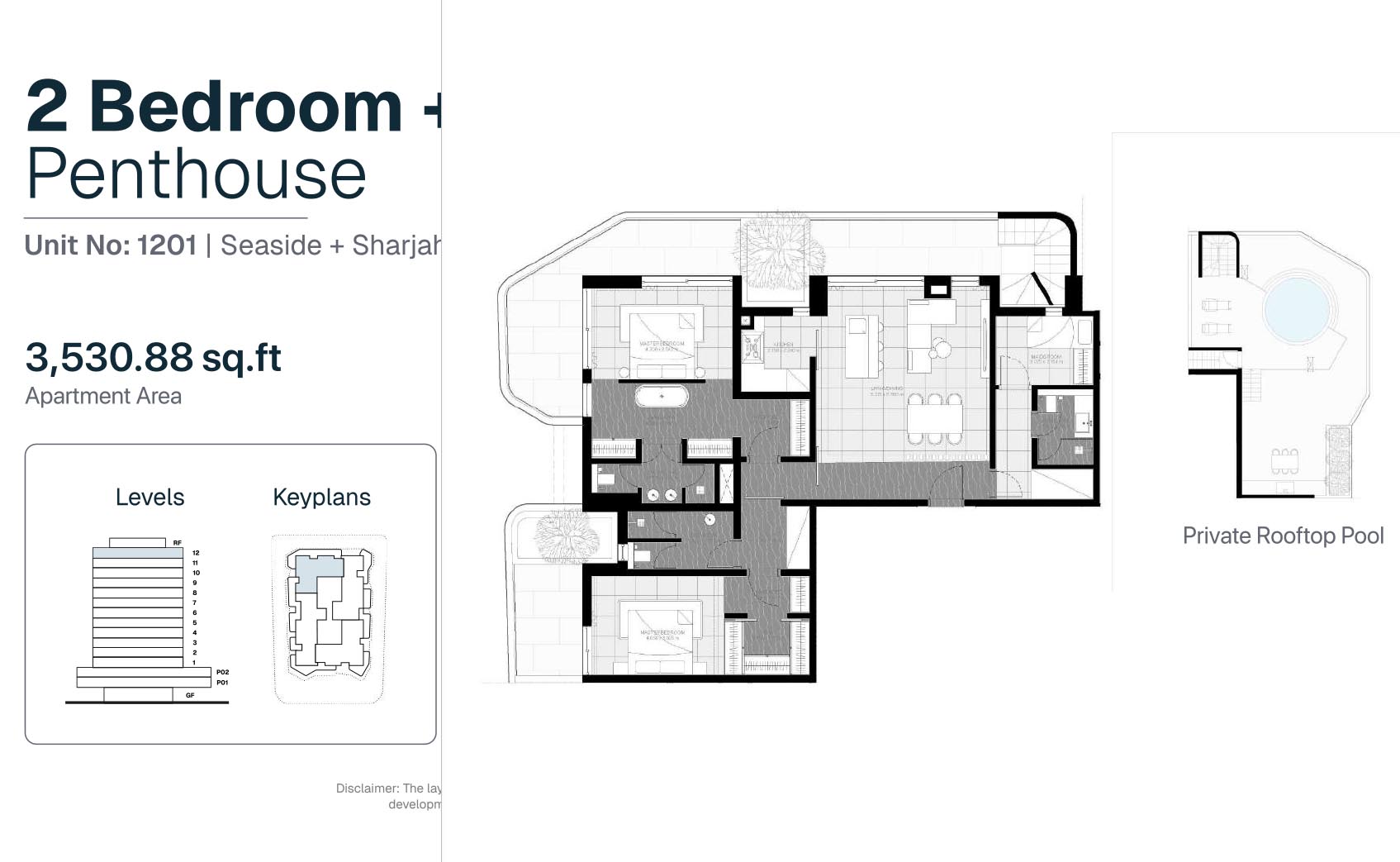 Marea Residences at Dubai Islands floor plan 4