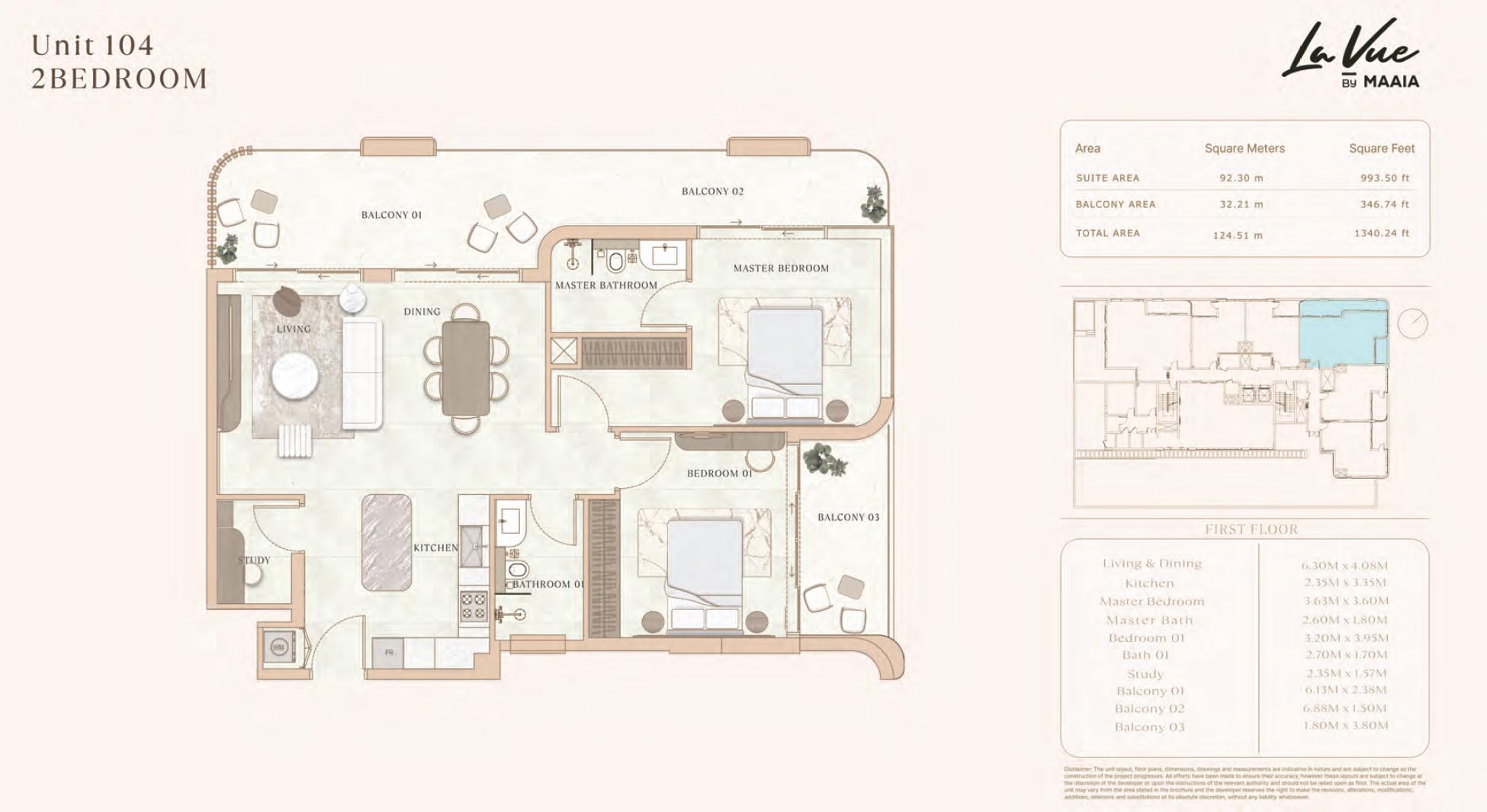 La Vue by Maaia floor plan 2