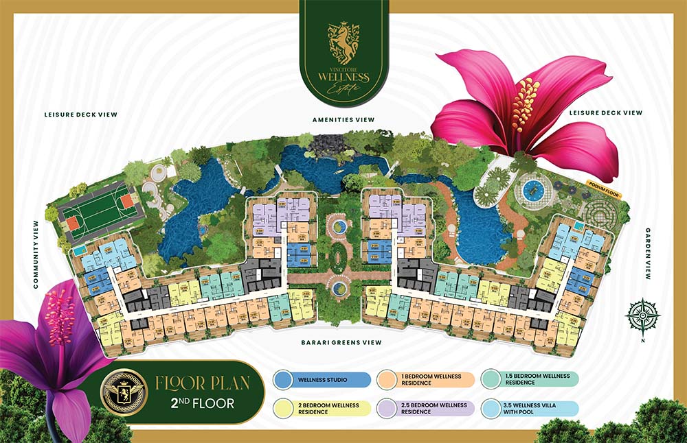 Vincitore Wellness Estate at Majan floor plan 2