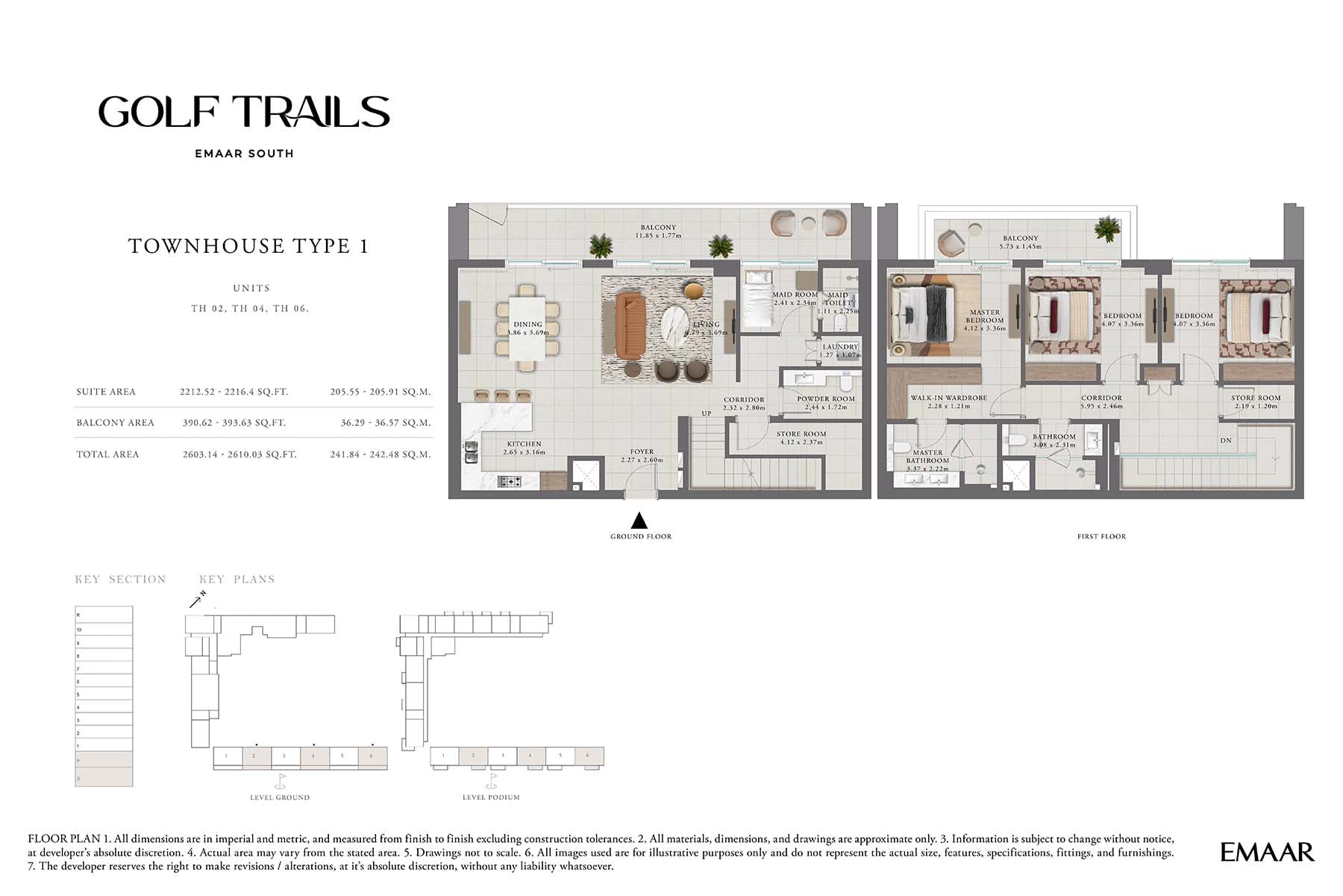 Golf Trails at Emaar South floor plan 5