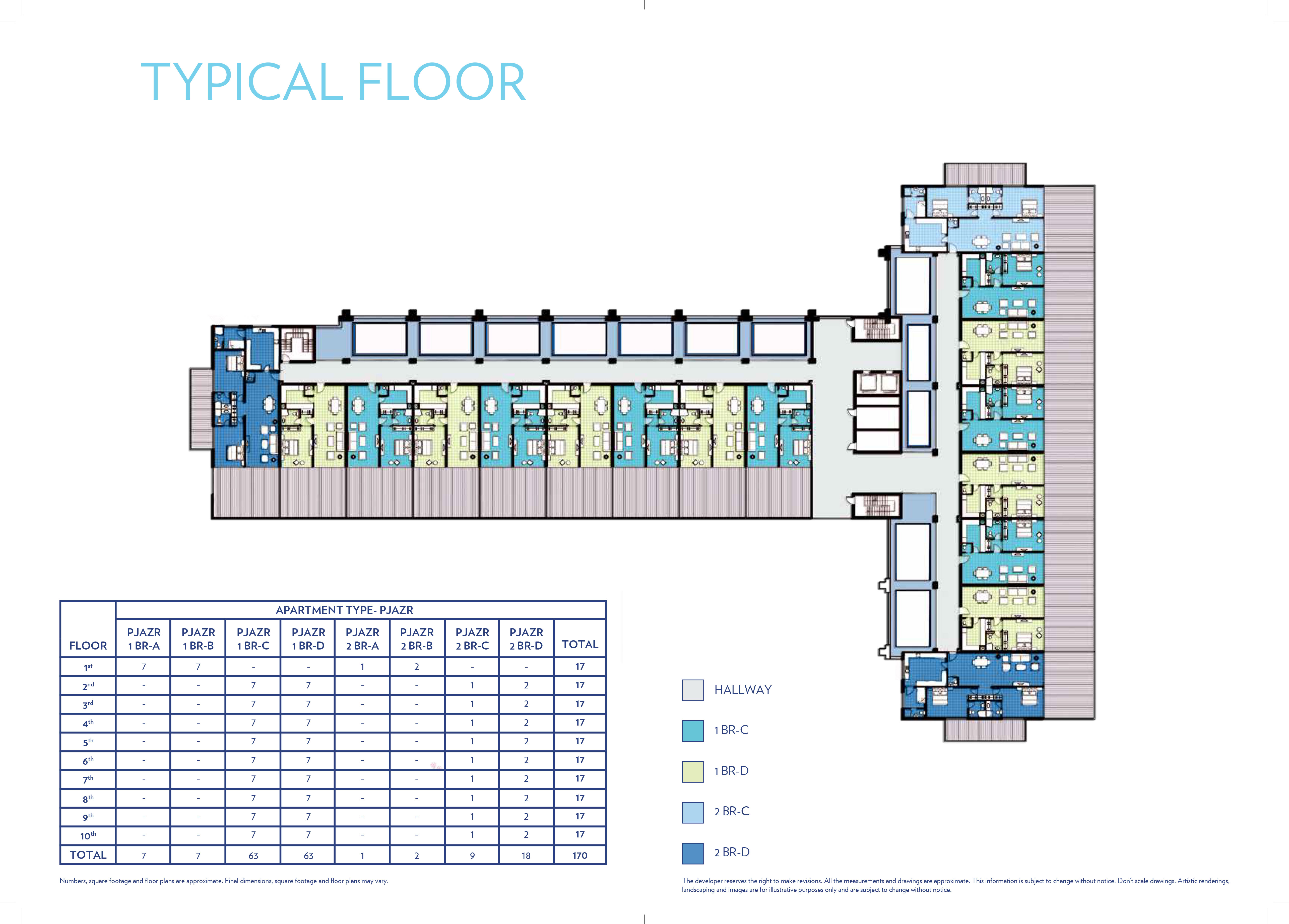 Azure Residence Palm Jumeirah floor plan 2