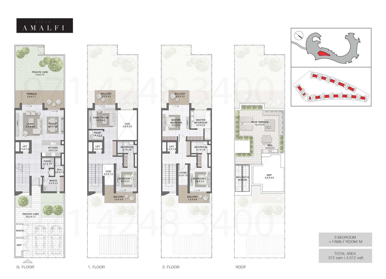 Amalfi Villas floor plan 1