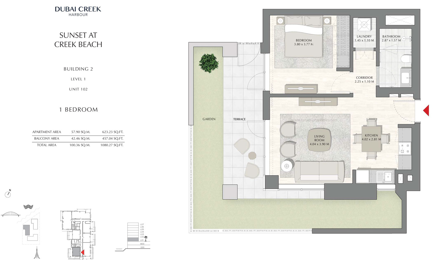 Sunset at Creek Beach floor plan 2